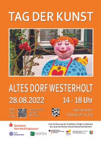 Plakat Tag der Kunst Altes Dorf Westerholt 2022